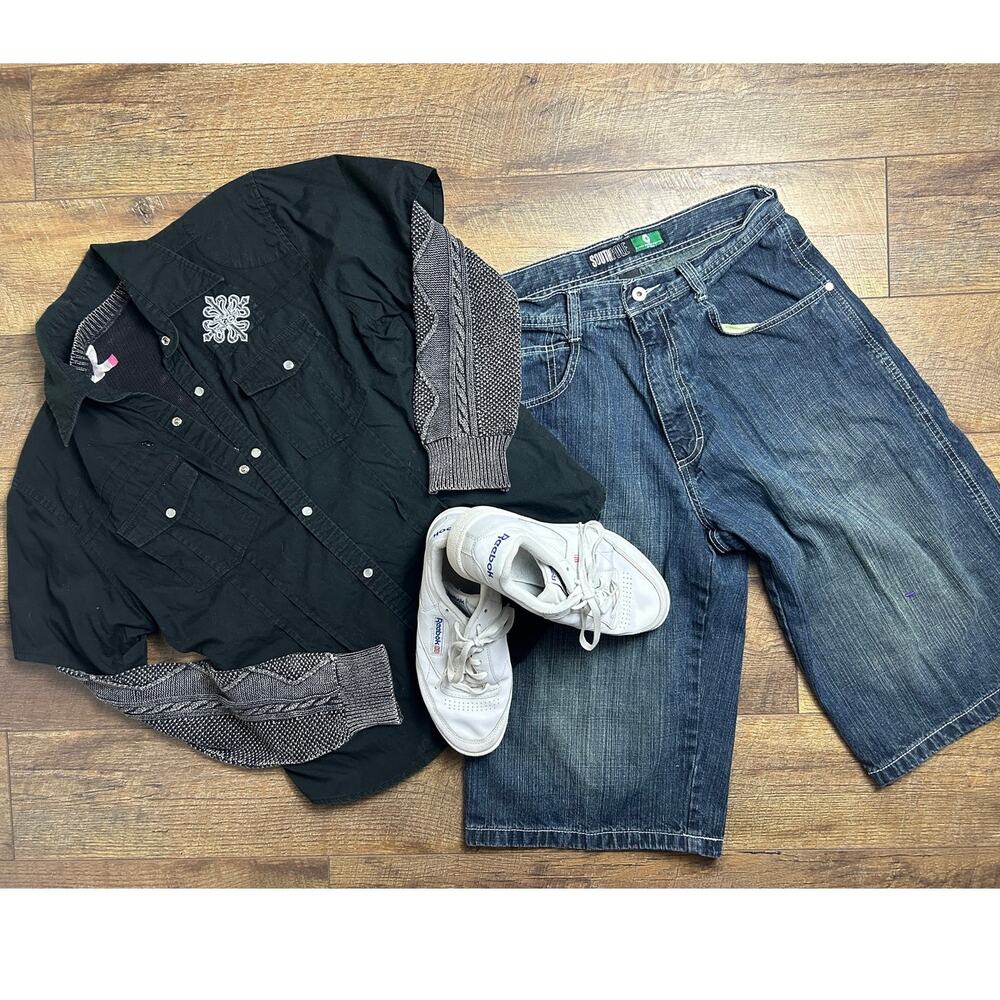 Y2K Legacy Short Sleeve Button Down – Skater / Hip-Hop Streetwear